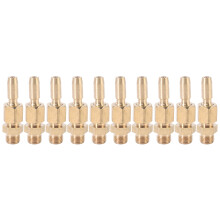 10Pcs 1/8 Inch DN6 Brass Gushing Spray Water Fountain Nozzles Universal Water Curtain Nozzle Landscape Garden Fountain Garden Pond Decoration