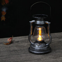 2X Retro Solar Hanging Candle Light LEDs Oil Lamp Flickering Flameless Solar Lantern Outdoor Garden Yard Lighting-Gold