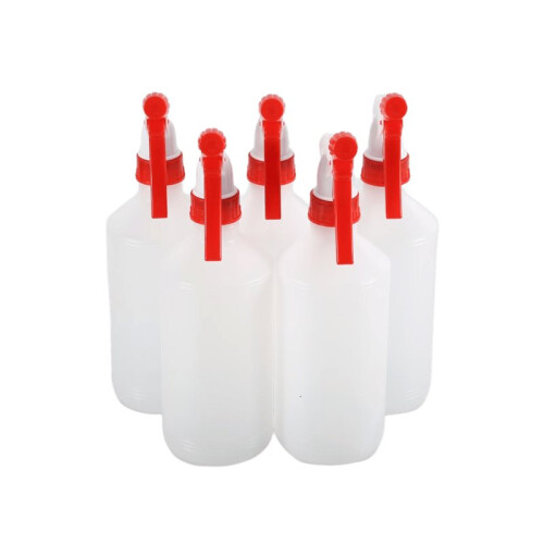 500Mlx5 Packs Plastic Trigger Spray Bottles 16 Oz Foaming Cleaning Commercial Sprayers