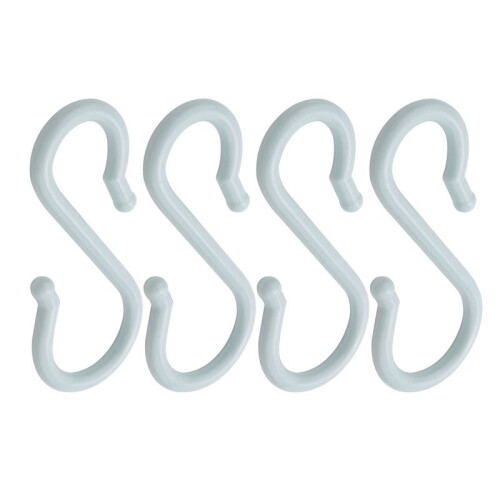 Maya  Plastic Punch Cup Bowl S Shaped Hooks 24 Pcs 1