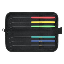 Set of 6 Hardness Tester Files 7.1" HRC40-HRC65 Kit for Metal Rigidity Check with Oxford Cloth Bag