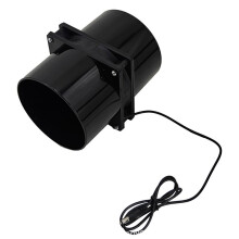 Inline Duct Fan, Dual Flange Exhaust Ventilation Fan, High Airflow Quiet Blower for Grow Tent Bathroom Kitchen Workshop