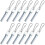 12-Pack Galvaniserade Repändar med Simplexkrokar för 8 mm Släpvagnsdukrep 1