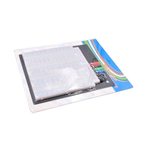 No Welding Solderless Breadboard Plate 3220 Tie-Points Test Circuit Board ZY-208 4Pcs 830 Points 2
