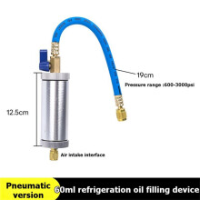 2oz A/C Dye Injector Air Conditioning Oil Injection Tool for R12 R134A R22 Refrigerant Dye Filler Tube