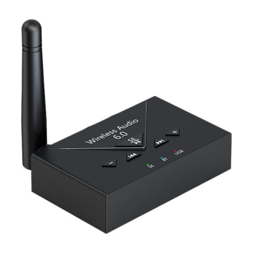 Audio Adapter  6.0 SE Mode 3.5mm AUX/RCA/USB-C Wireless Stereo Receiver Transmitter Connect Two Devices