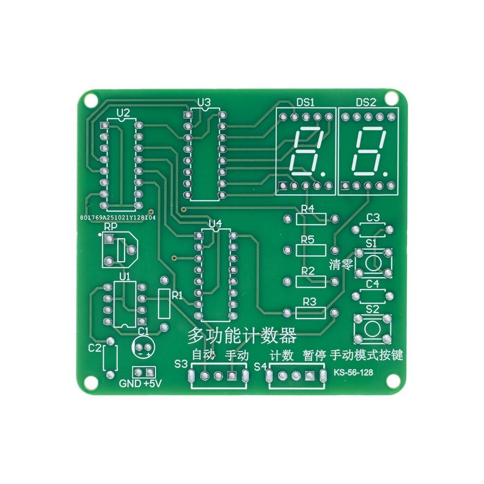 Diy Counter Circuit Kit Diy Soldering Practice Kit For Electronic Skills Training Diy Circuit Board Assembly Debugging 6034024540390