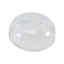 High Borosilicate Glass Microwave Splatter Cover for Food, Non-Toxic Plastic-Free Microwave Lid (10 Inch)