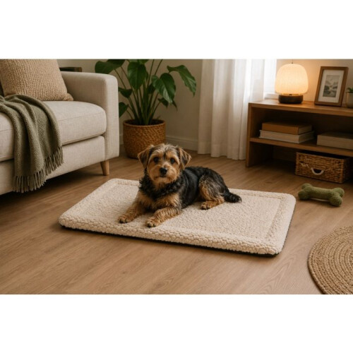 Coussin retangular para cachorro Naya 63 x 100 cm bege
