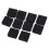 40mm X 40mm Plastic Square Tube Inserts End Blanking Caps Black 40 Pcs 2