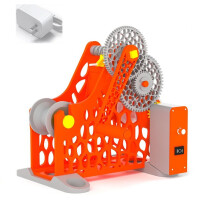 Rebobinador de Filamento para Impresora 3D, Bobina de 1 Kg, Diseño Modular Desmontable para Gestión de Filamento de Impresión 3D, Enchufe