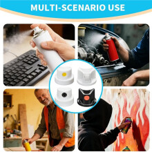 20Pcs SprayCan Nozzle Kit Assorted Caps and Tips for Standard Sprays Paint Cans Including Graffiti Fat Caps Skinny Caps