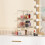2PCS Clear Stackable Storage Drawers,Bathroom Makeup Organizer,Storage Bins for Home Organization and Storage 5
