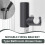 Bathroom Shower  Bracket Brass Wall-Mounted Black Durable Portable Shower Holder Bath Accessories 5