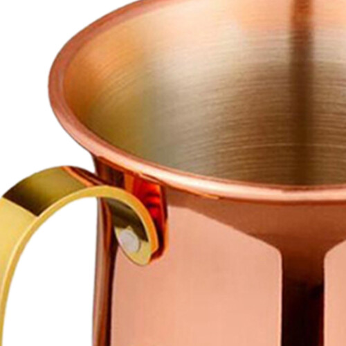 2X Pure Copper Beer/Milk Mug,Handcrafted Moscow Mule Cup,Moscow Mule,Drinkware Tableware 2