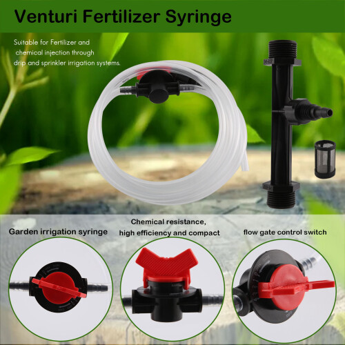 3/4 GartenbewäSserungsgeräT Venturi-DüNger-Einspritzschalter Wasserrohr-Kit 1