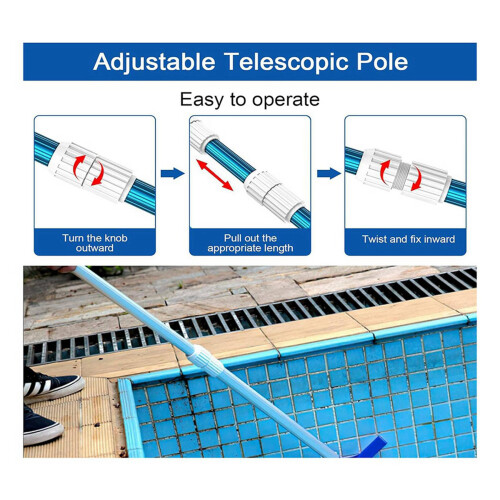 4Pcs Pool Telescoping Pole Cam Lock Replacement 4Pc, EZ Lock Cam for Telescopic Swimming Pool Poles 2