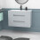 NES Home Wall Hung Cabinet 2 Drawer 800mm Matte Grey with Slim Ceramic Basin 4