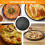 Pacote com 2 Assadeiras Perfuradas para Pizza de 11 Polegadas, Aço Carbono com Revestimento Antiaderente, Bandeja para Assar Pizza Fácil de Limpar 6
