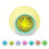 3X Kids Alarm Clock - Wake  Light Digital Clock with 7 Colors Changing, Press Control and Snooze Function for Bedrooms 5