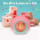 3X Kids Alarm Clock - Wake  Light Digital Clock with 7 Colors Changing, Press Control and Snooze Function for Bedrooms 7