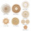 Conjunto com 9 Cestas de Parede Estilo Boho, Decoração de Cesta de Parede Suspensa, Decoração de Parede Estilo Boho com Vime e Junco Marinho 3