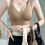 Seamlessly Back Smoothing Wireless Bra With Four Row-Brown L 4