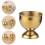 8X Egg Cups Set Stainless Steel Eggs Hard Boiled Eggs and Soft Tray Tool Holders Kitchen, Gold 2