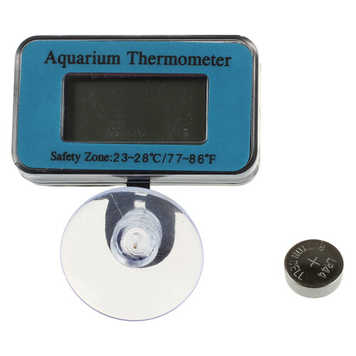 2X LCD Termometro Digital Impermeable Sumergible para Acuario 2