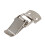 2X Silver Tone Metal Toggle Draw  Straight Loop Catch 1.6 inch 4