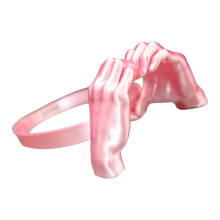 3D-geprinte harthanden zonneschermdop hoofddeksel-Roze