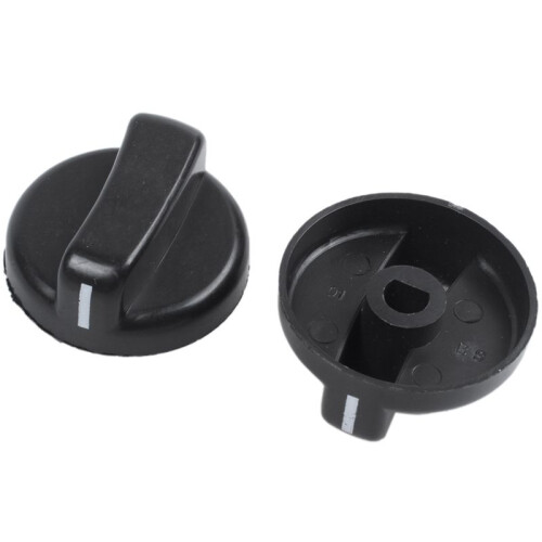15 PCS Kitchen Black Plastic Gas Stove Cooker Control Knobs 2