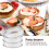 6 Pack 4 Polegadas Double Rolled English Muffin Rings, AçO InoxidáVel Crumpet Rings, Tart Rings, Round 2