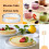 6 Pack 4 Polegadas Double Rolled English Muffin Rings, AçO InoxidáVel Crumpet Rings, Tart Rings, Round 3
