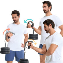 Adjustable Wrist Strengthener for Home Gym - Trainer with Grip Strength
