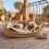 Coussin retangular para cachorro Naya 63 x 100 cm bege 5