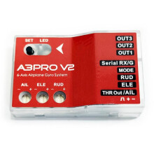 Controlador de Voo/Giroscópio Estabilizador Giroscópio A3 Pro V2 de 6 Eixos para Elevador de Avião RC de Asa Fixa/Asa Delta com Cauda em V