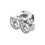 Sterling Silver Earring Back Scroll Small Pack of 20 2
