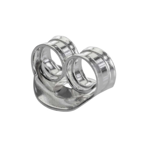Sterling Silver Earring Back Scroll Small Pack of 20 2
