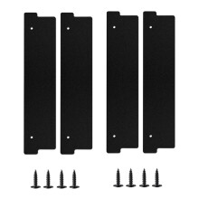 Bathroom Stall Privacy Strip,Restroom Privacy Cover,Black Restroom Partitions,Stall Filler for Public Bathroom