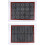 Silicon 30x40 cm Vändbar Tryckt Macaron Puff Bakmatta Non-Stick Bakverk Ugnstårta Perforerad Arkfoder 5