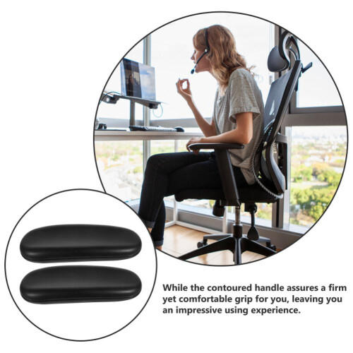Office Chair Armrests Gaming Wheelchair Handle Replacement Accessories Pads Throws for Armchairs Replaceable Component 1