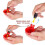 6PCS Water Drinking Cups Chicken Watering Automatic Poultry Feeding Drinkers 7