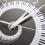 2X Elegant Piano Key Clock Music Notes Wave Round Modern Wall Clock Without Battery Black + White Acrylic 8