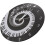2X Elegant Piano Key Clock Music Notes Wave Round Modern Wall Clock Without Battery Black + White Acrylic 5