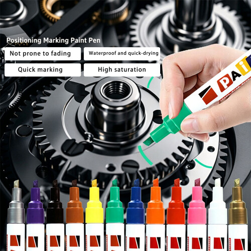 Lackmarker für Gummiglasoberflächen,-Orangefarbene Farbe 2
