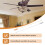 4 Pieces Ceiling Fan Chain Pulls Wooden Pull Chain Extension Pull Chain for Ceiling Light Lamp Fan Chain (Silver and Wood Color) 5