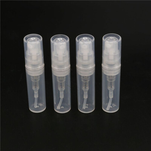 120Pcs Clear 2Ml Atomizer Plastic Bottle Spray Disposable Perfume Empty Sample Bottle for Travel Party 2