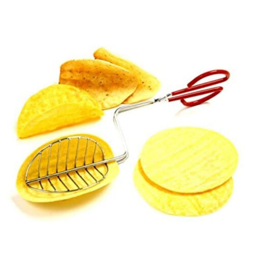 Taco Maker Press Fried Taco Shells Mold Crisp Deep Fryer Kitchen Tools Gadgets 1