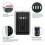 2X Lock Box 4 Digit Combination Box Weather Resistant Key Hider with Resettable Code Key Storage Wall Mounted 6